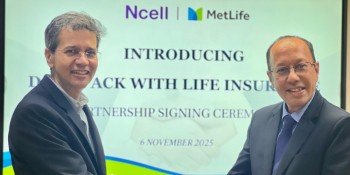 एनसेलका डेटा प्याक प्रयोगकर्ताहरुलाई मेटलाइफको ४ लाखसम्मको बीमा सुरक्षा