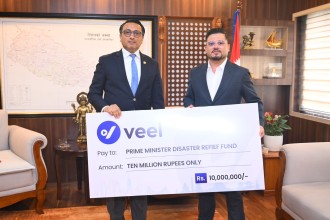 Veel Donates Rs. 1 Crore to Prime Minister’s Disaster Relief Fund