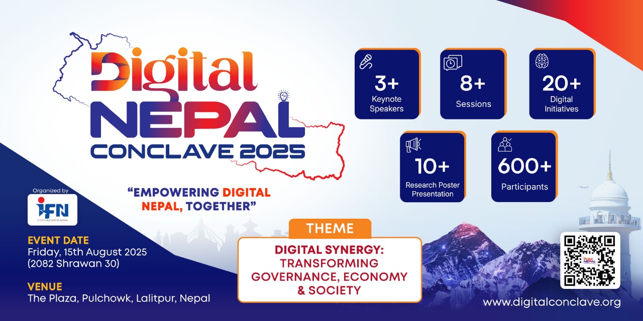 चौंथो संस्करणको डिजिटल नेपाल कन्क्लेभ हुँदै, गुगल पनि सहभागी हुने