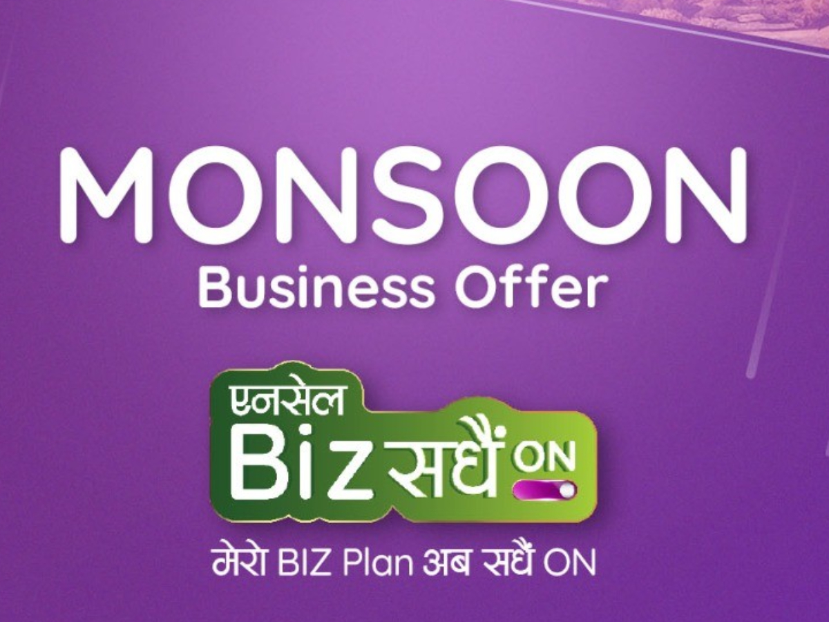 एनसेलको बिज सधैं अनमा मनसुन बिजनेस अफर, आकर्षक छुटहरु