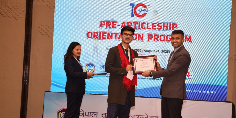 प्रि–आर्टिकलसिप अभिमुखीकरण कार्यक्रम सम्पन्न