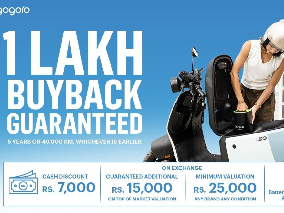 गोगोरो स्कुटरको ‘बायब्याक ग्यारेन्टी’ योजना